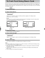 Preview for 34 page of Panasonic NN-CS894S Operating Instructions Manual