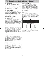 Preview for 36 page of Panasonic NN-CS894S Operating Instructions Manual