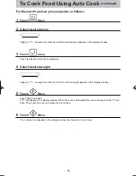 Preview for 38 page of Panasonic NN-CS894S Operating Instructions Manual