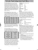 Preview for 41 page of Panasonic NN-CS894S Operating Instructions Manual