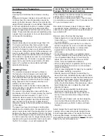 Preview for 58 page of Panasonic NN-CS894S Operating Instructions Manual