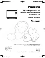 Panasonic NN-CS896S Operating Instructions Manual preview