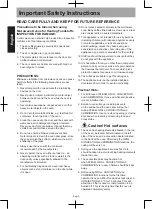 Предварительный просмотр 2 страницы Panasonic NN-CS89LB Manual