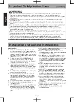 Preview for 4 page of Panasonic NN-CS89LB Manual