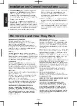 Предварительный просмотр 6 страницы Panasonic NN-CS89LB Manual