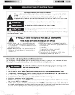 Preview for 3 page of Panasonic NN-CS89LB Owner'S Manual