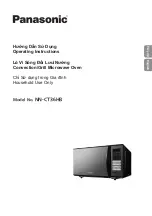 Preview for 1 page of Panasonic NN-CT36HB Operating Instructions Manual