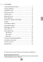 Preview for 35 page of Panasonic NN-CT36HB Operating Instructions Manual