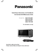 Preview for 1 page of Panasonic NN-CT54JW Operating Instruction And Cook Book