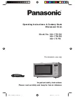 Preview for 1 page of Panasonic NN-CT552W Operating Instructions & Cookery Book