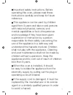 Preview for 3 page of Panasonic NN-CT552W Operating Instructions & Cookery Book