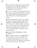 Preview for 6 page of Panasonic NN-CT552W Operating Instructions & Cookery Book