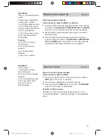 Preview for 89 page of Panasonic NN-CT552W Operating Instructions & Cookery Book