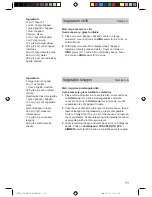 Preview for 101 page of Panasonic NN-CT552W Operating Instructions & Cookery Book