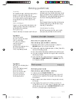 Preview for 113 page of Panasonic NN-CT552W Operating Instructions & Cookery Book