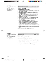 Preview for 116 page of Panasonic NN-CT552W Operating Instructions & Cookery Book