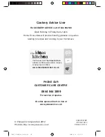 Предварительный просмотр 119 страницы Panasonic NN-CT552W Operating Instructions & Cookery Book