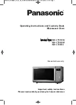 Preview for 1 page of Panasonic NN-CT555W Operating Instructions And Cookery Book