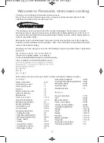 Preview for 10 page of Panasonic NN-CT555W Operating Instructions And Cookery Book