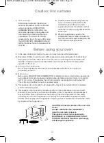 Preview for 14 page of Panasonic NN-CT555W Operating Instructions And Cookery Book