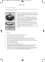 Preview for 39 page of Panasonic NN-CT555W Operating Instructions And Cookery Book