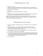 Preview for 5 page of Panasonic NN-CT559W Operating Instructions & Cookery Book