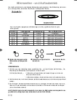 Preview for 34 page of Panasonic NN-CT579S Operating Instructions Manual