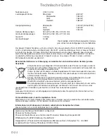 Preview for 48 page of Panasonic NN-CT579S Operating Instructions Manual