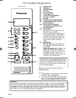 Preview for 54 page of Panasonic NN-CT579S Operating Instructions Manual