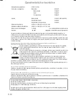 Preview for 120 page of Panasonic NN-CT579S Operating Instructions Manual