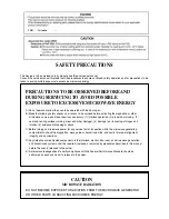 Предварительный просмотр 2 страницы Panasonic NN-CT641M Service Manual