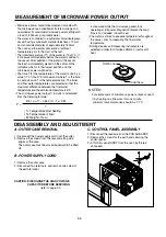 Предварительный просмотр 14 страницы Panasonic NN-CT651MMKPQ Service Manual