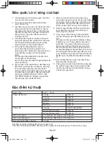 Preview for 31 page of Panasonic NN-CT655M Operating Instructions Manual