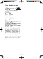 Preview for 58 page of Panasonic NN-CT655M Operating Instructions Manual