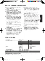 Preview for 61 page of Panasonic NN-CT655M Operating Instructions Manual