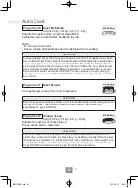 Preview for 42 page of Panasonic NN-CT65MB Operating Instructions Manual