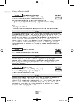 Preview for 138 page of Panasonic NN-CT65MB Operating Instructions Manual