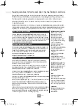 Preview for 143 page of Panasonic NN-CT65MB Operating Instructions Manual