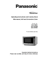 Panasonic NN-CT870W Operating Instructions And Cookery Book preview