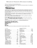 Preview for 3 page of Panasonic NN-CT870W Operating Instructions And Cookery Book