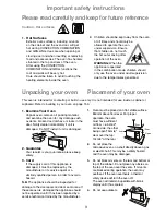 Preview for 5 page of Panasonic NN-CT870W Operating Instructions And Cookery Book