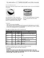 Preview for 43 page of Panasonic NN-CT870W Operating Instructions And Cookery Book