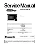 Preview for 1 page of Panasonic NN-CT878SBPQ Service Manual