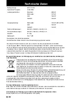 Preview for 63 page of Panasonic NN-CT878SEPG Operating Instructions Manual