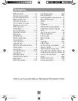 Preview for 3 page of Panasonic NN-DF386B Operating Instruction And Cook Book