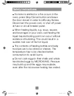 Preview for 7 page of Panasonic NN-DF386B Operating Instruction And Cook Book