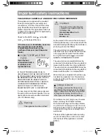 Preview for 13 page of Panasonic NN-DF386B Operating Instruction And Cook Book