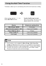 Preview for 58 page of Panasonic NN-DF38PB Operating Instructions Manual