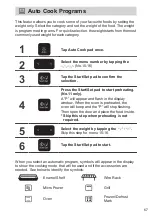 Preview for 67 page of Panasonic NN-DF38PB Operating Instructions Manual