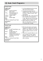 Preview for 71 page of Panasonic NN-DF38PB Operating Instructions Manual